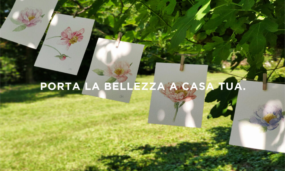 Acquerello immerso nella natura